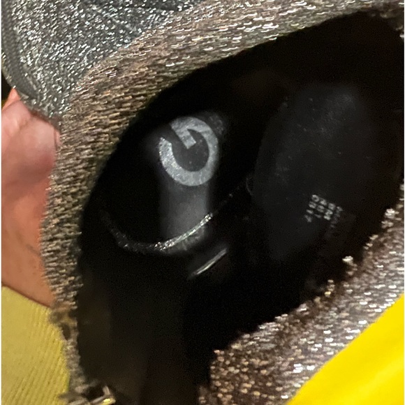 GUESS | Sparkle Sock Boot in Carbon (Black) with Silver Sparkle - Picture 14 of 16